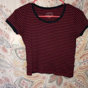 Striped crop top